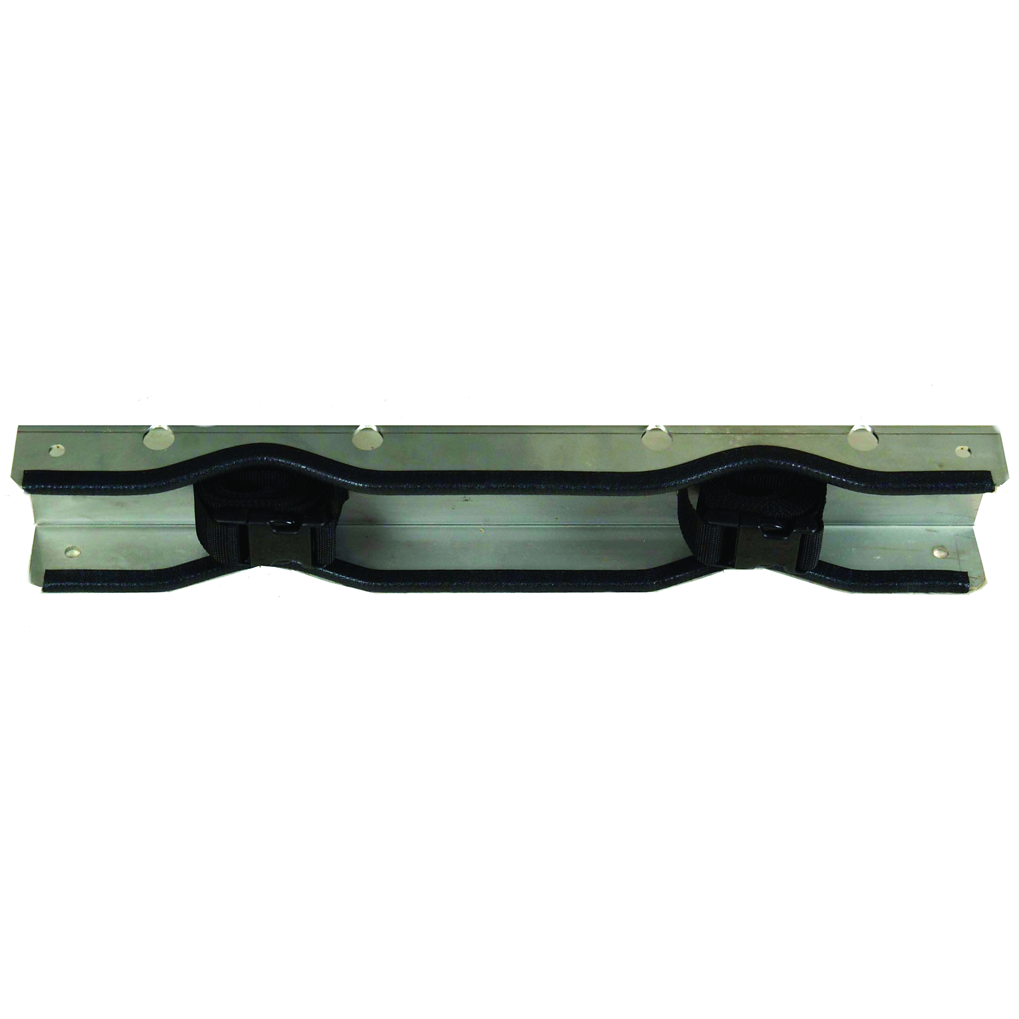 Justrite Stainless Steel Gas Cylinder Support Bracket — Two 12in. Cylinder Capacity, Wall Mount, Model# 35266